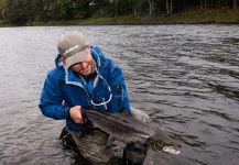 Scotia  Fishing  's Fly-fishing Image of a fall salmon – Fly dreamers 