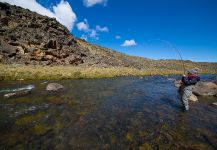 Nice Fly-fishing Situation of Rainbow trout - Photo shared by Estancia Laguna Verde – Fly dreamers 