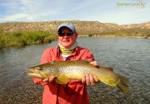 Esteban Urban 's Fly-fishing Image of a brown trout – Fly dreamers 