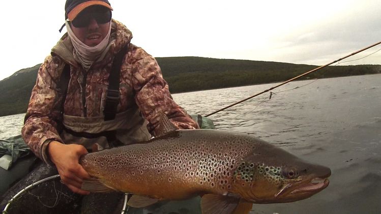 Chasing big browns at The heart of Tierra del Fuego 
