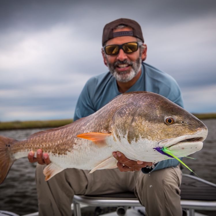 Giant redfish from A shoot with Southern Fly Expeditions