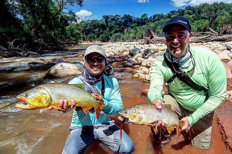 Doblete en el río dorado