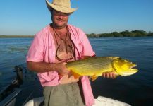  Situación de Pesca con Mosca de Golden dorado – Imagen por Alejandro Ballve en Fly dreamers