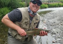 Joshua Shearer 's Fly-fishing Catch of a Rainbow trout – Fly dreamers 