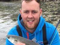 Cian Ryan with his first mullet on the fly. 