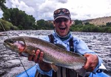 John Packer 's Fly-fishing Image of a Rainbow trout – Fly dreamers 