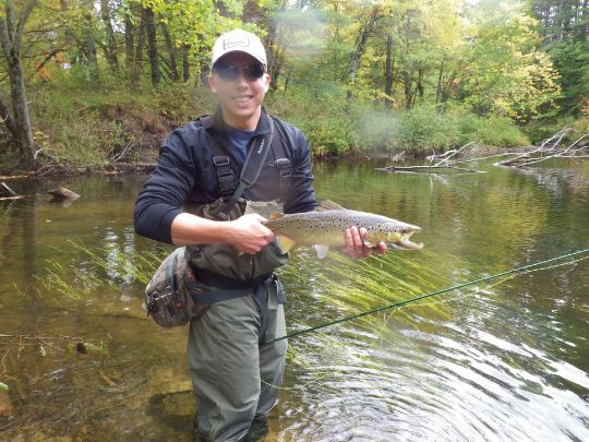 Fly-fishing Image of landlocked atlantic salmon shared by Kevin ...