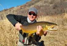 Fly-fishing Pic of brown trout shared by Brandon Marr | Fly dreamers 