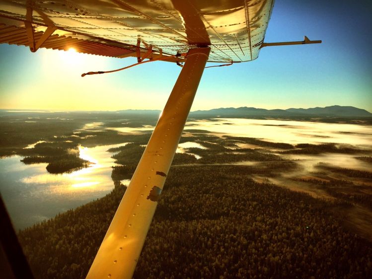 S.W. Alaska Morning Flight...