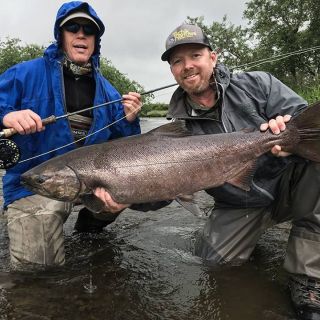 Tikchik Lodge - King Salmon Fly fishing