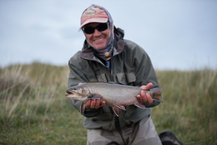 Big brookies at the route - Season just begun!