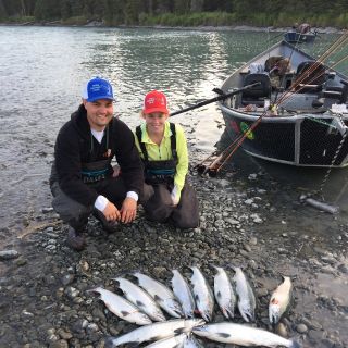 Loaded up on a limit of sockeye salmon.