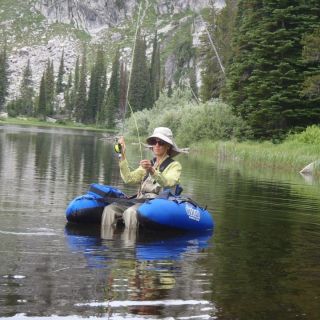 High Mountain Lake Float Tubing for Rainbows and Cutthroats