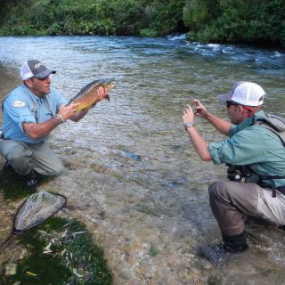 Services of a fly fishing guide