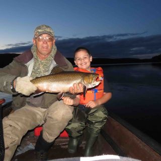 Igloo Lake lodge is a great area to bring kids fishing - they catch &amp; release many Brook Trout!