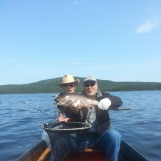 Exciting times at Igloo Lake - awesome brook trout fishing