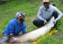 Kid Ocelos 's Fly-fishing Photo of a Pirarucu | Fly dreamers 