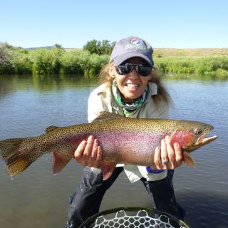 Big Rainbow from the Stream of Broken Dreams at Pearce's Spring Creek
