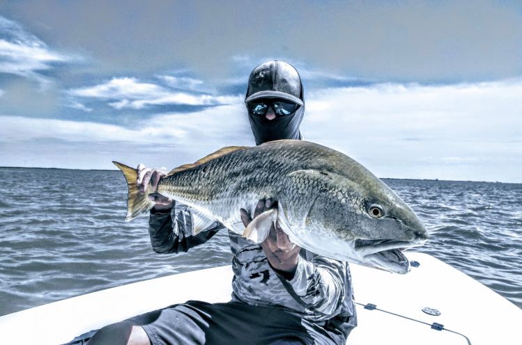 Redfish on Top Water Popper Fished out of Venice Louisiana. Guided by:Fly Water Expeditions Capt. Greg Dini