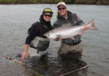Fly-fishing Picture of Tyee Salmon shared by Daren Niemi | Fly dreamers