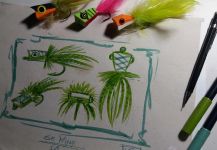 Kid Ocelos's Fly-fishing Art Pic | Fly dreamers 