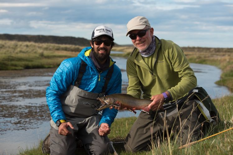 Nice brookie from the route of the spring creeks