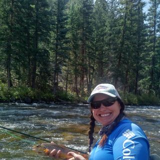 Sharing a day with a Patricia on the Taylor, Colorado