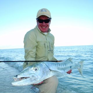 Barracudas love the flats.