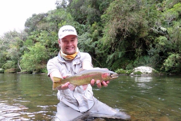 Trout fishing in brazilian highlands