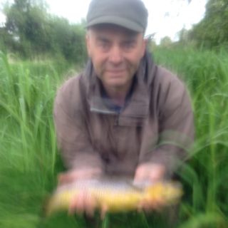 Gerry with a fine Blackwater trout