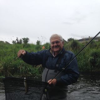 Conrad from USA with his first Irish trout