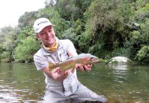 Rafael Arruda 's Fly-fishing Pic of a Rainbow trout | Fly dreamers 