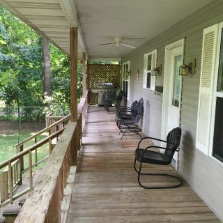 covered porch lodge