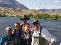 With the fly rod chronicles family..Curtis Fleming 