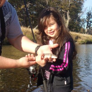 Her first trout