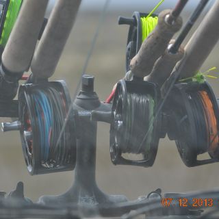 Rods going to the acction