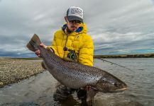 Fergus Kelley 's Fly-fishing Picture of a Sea-Trout | Fly dreamers 