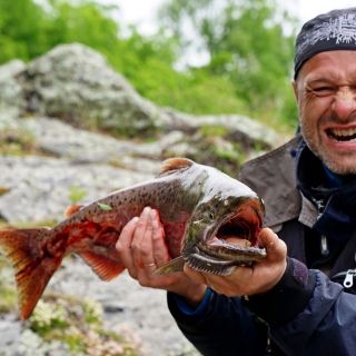 Foto de pesca con mosca