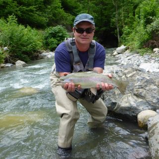 Alpine streams - home of fighting trout!