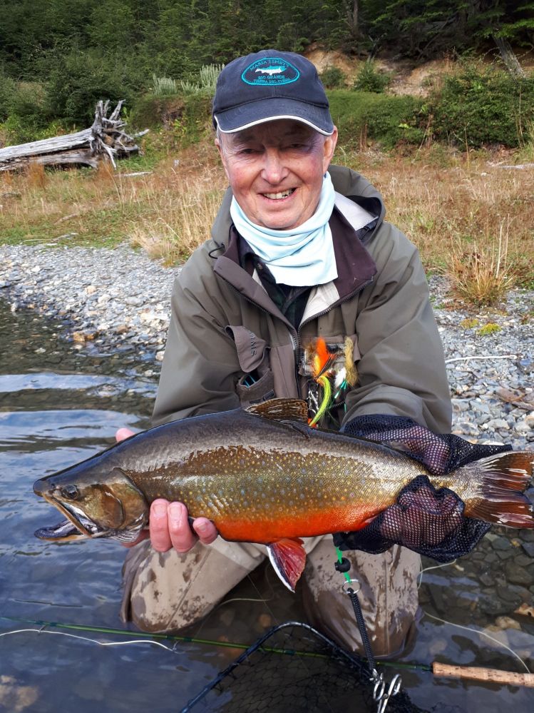 Mark and his big brook trout