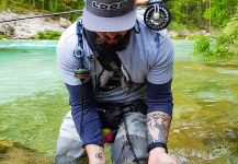 Fly-fishing Situation of Marble Trout - Image shared by Uros Kristan - URKO Fishing Adventures | Fly dreamers