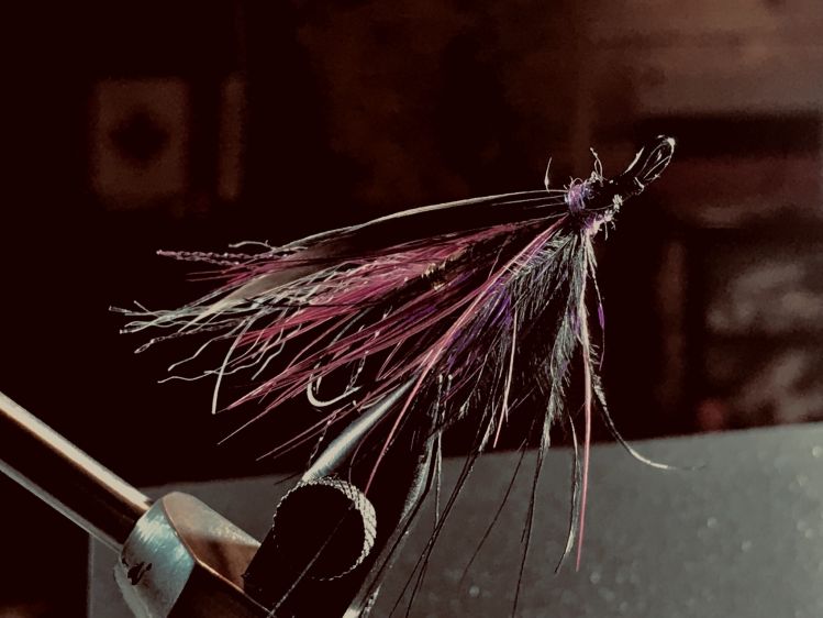 Client's hit fly i tie more.
Partridge low water double #2.