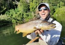 Fly-fishing Photo of Brown trout shared by Matapiojo  Lodge | Fly dreamers 