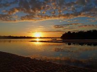 End of the day .sunset view from Tapajós