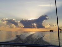 Atardeceres maravillosos en Paso de la Patria.