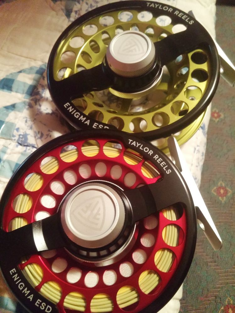 Twins! The Ruby Red Enigma got a big brother yesterday. Liked my 4-6wt so much I got a 6-8wt for my Switch Rod!