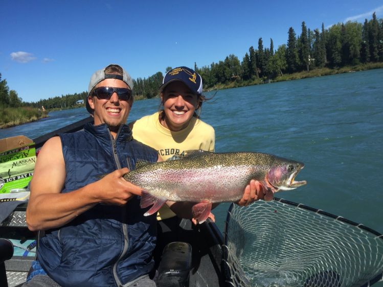 Middle Kenai Rainbow trout are big and fun.