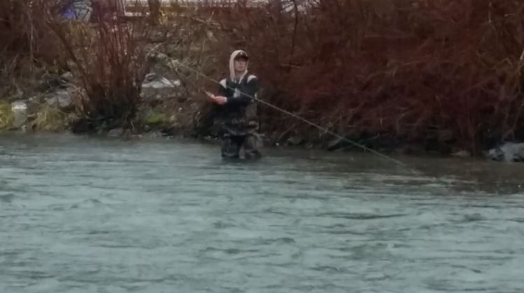 Took this guy out yesterday for his first time.  Fish on get that pole up boy. Lol he broke off every fish he got. Just couldn't get the consent of pointing the pole up instead of at the fish. Still had a blast and got to fight fish.  Just no pics for him