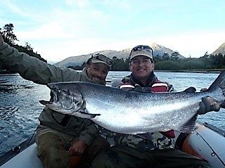 WE SUPPLY THE FLY RODS &amp; REELS (NAUTILUS) FOR THE CHINOOK AND FOR THE OCEAN FISHING.