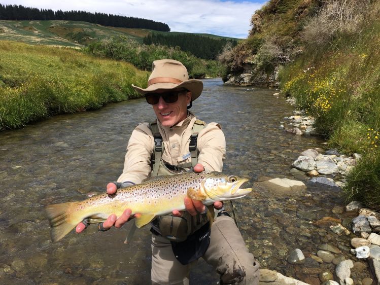 Small back country streams , eager trout = happy clients
